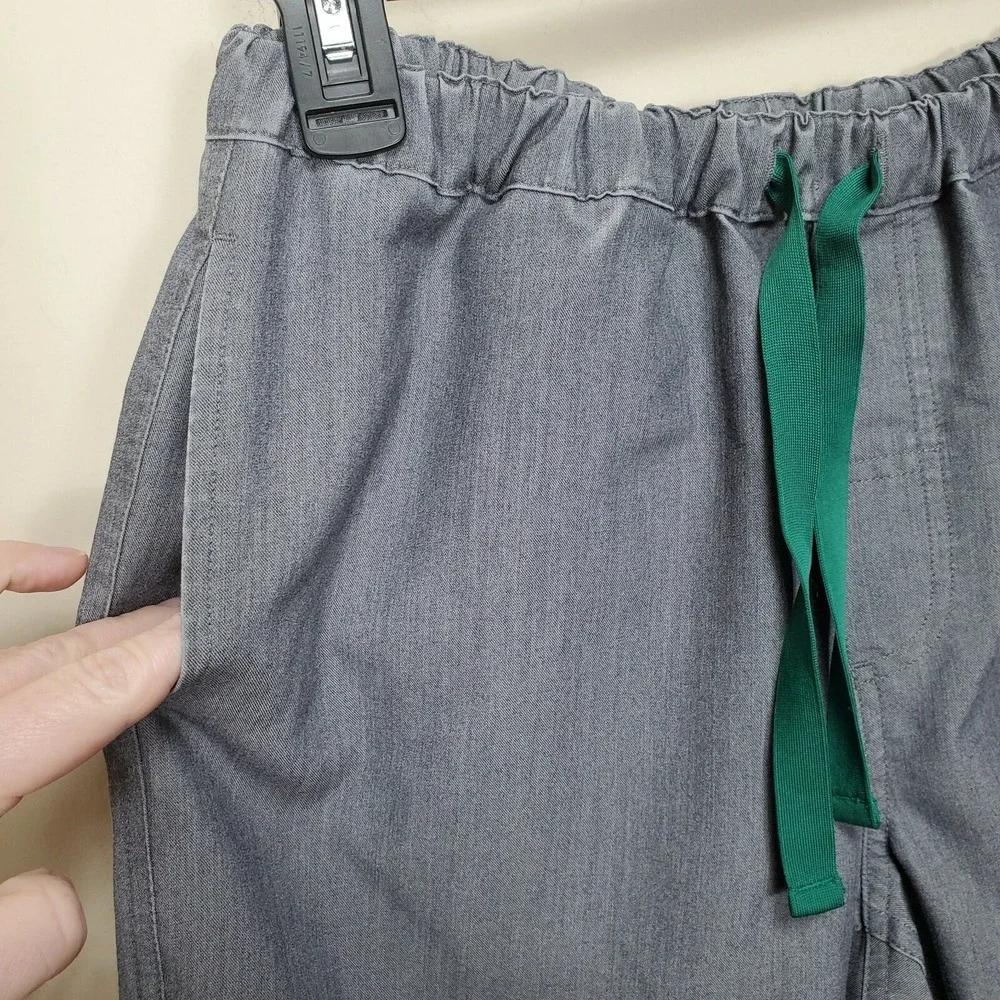 Figs Technical Collection Womens XS Grey Scrub Bottom Pants Medical Vet‎ Dentist